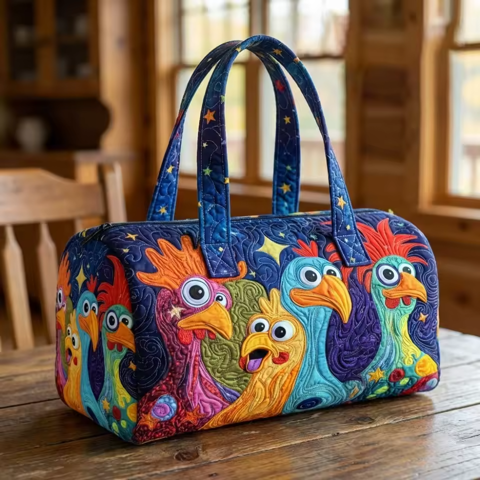 Sac de voyage - Poules amusantes