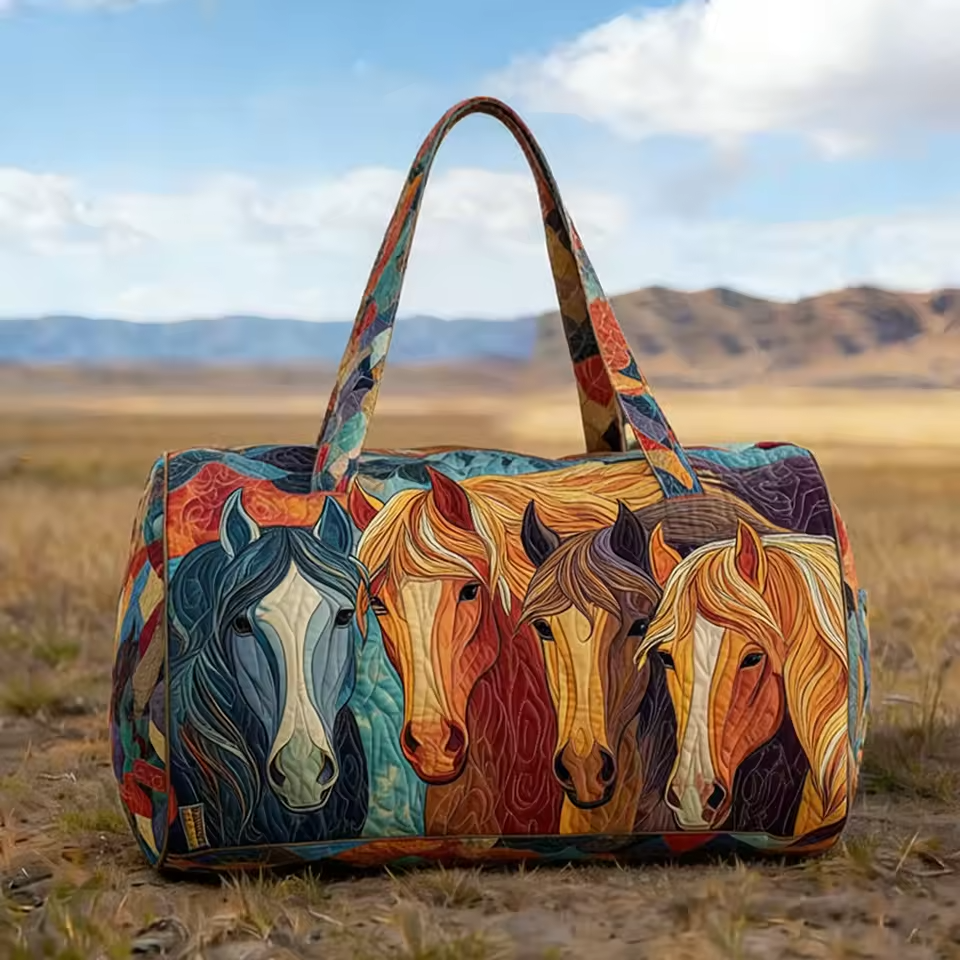 Sac de voyage - Chevaux de la vallée