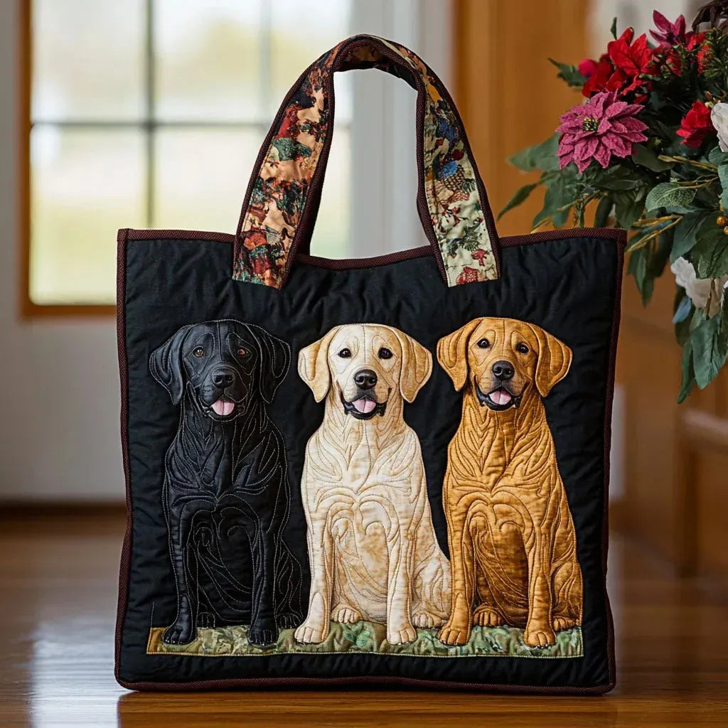 Sac artisanal - Trois labradors