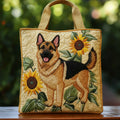 Sac artisanal - Berger allemand et tournesols
