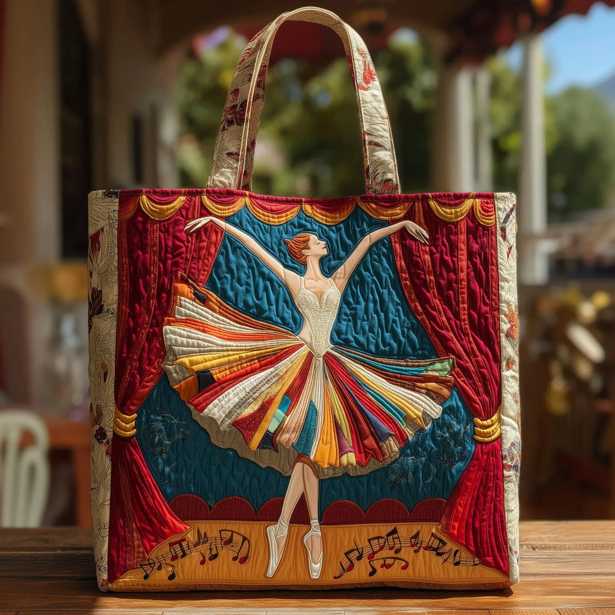 Sac artisanal - Danseuse élégante