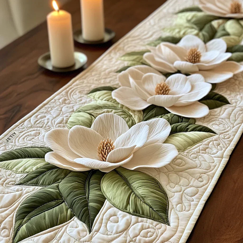Chemin de table - Élégance florale