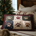 Housse de coussin - Pattes de chiens