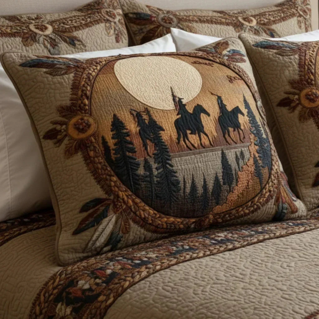 Housse de coussin - Attrape-rêves circulaire