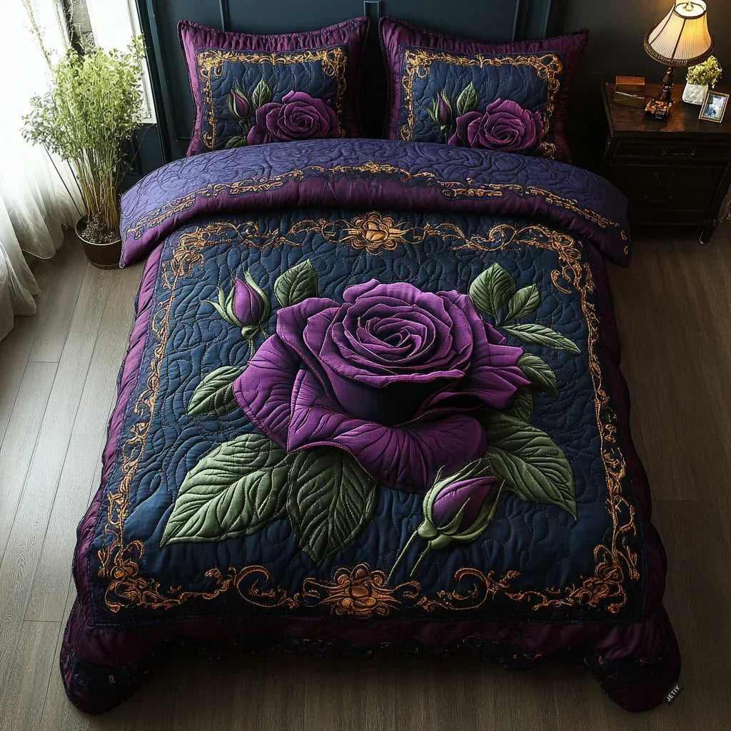 Parure de lit - Rose violette