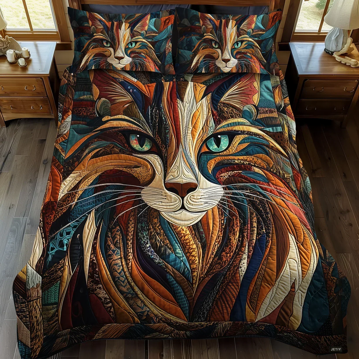 Parure de lit - Chat bohème