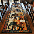 Chemin de table - Défilé d’éléphants