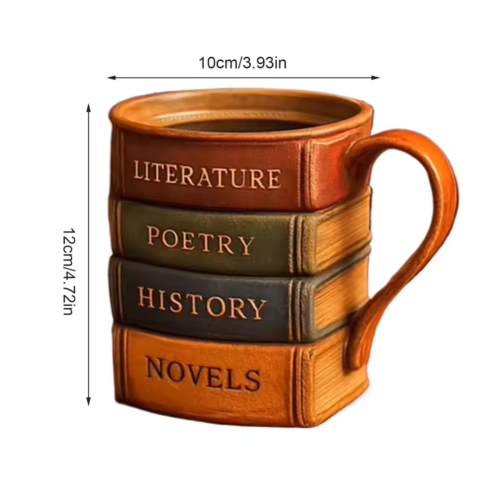 Tasse 3D – Refuge des lecteurs