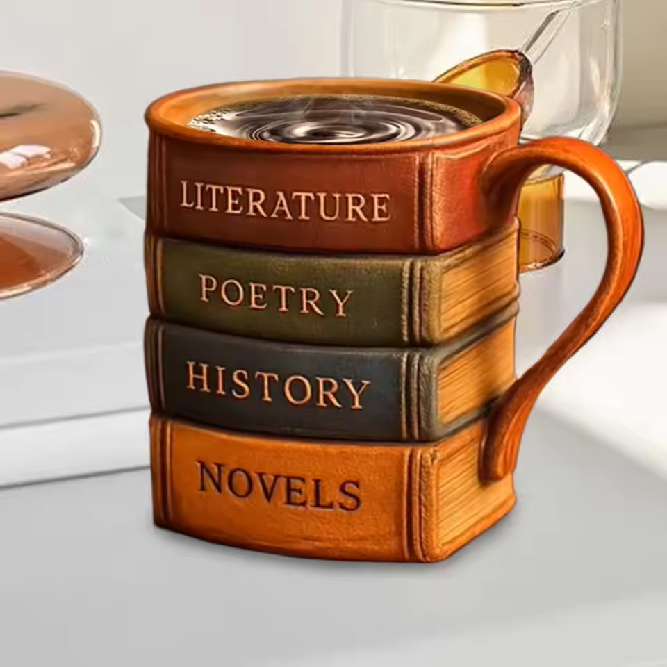 Tasse 3D – Refuge des lecteurs