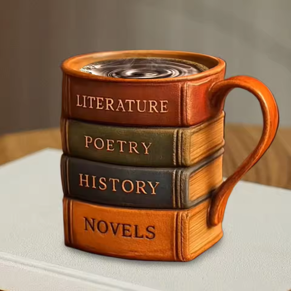 Tasse 3D – Refuge des lecteurs