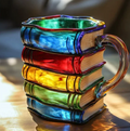 Tasse en forme de livre – Colorée