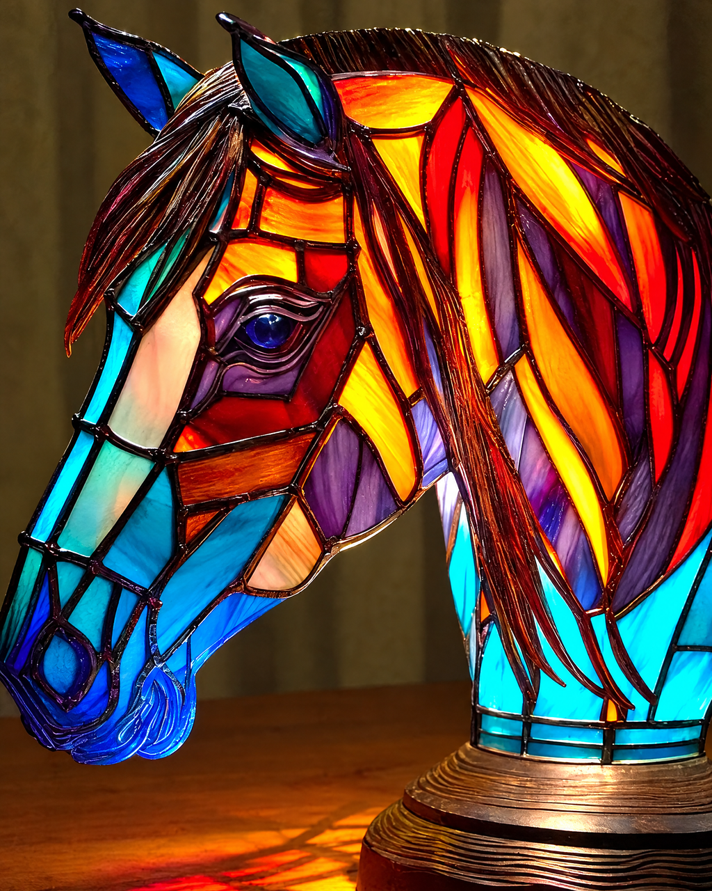 Lampe cheval – Étoile
