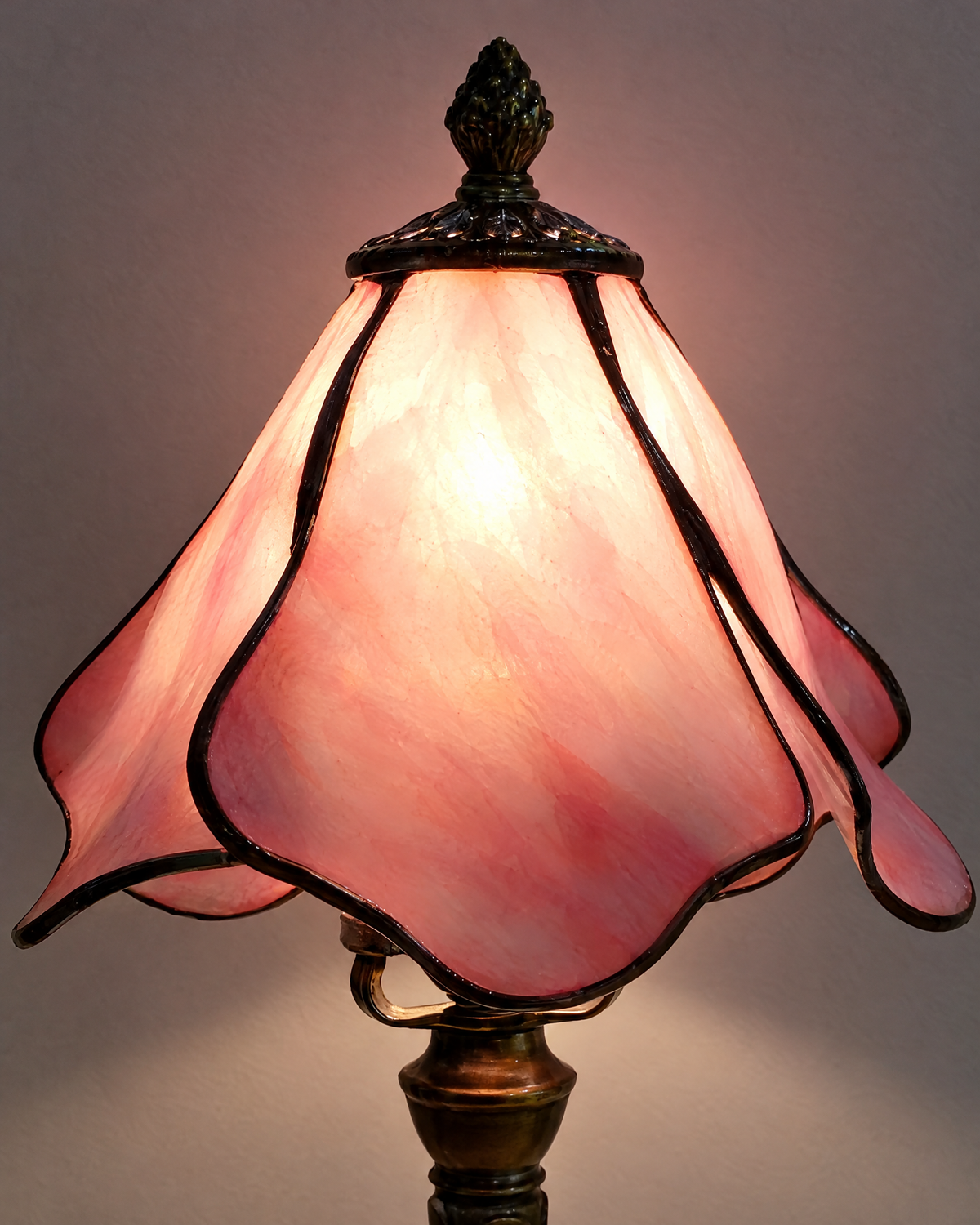 Lampe de table - Fée rose