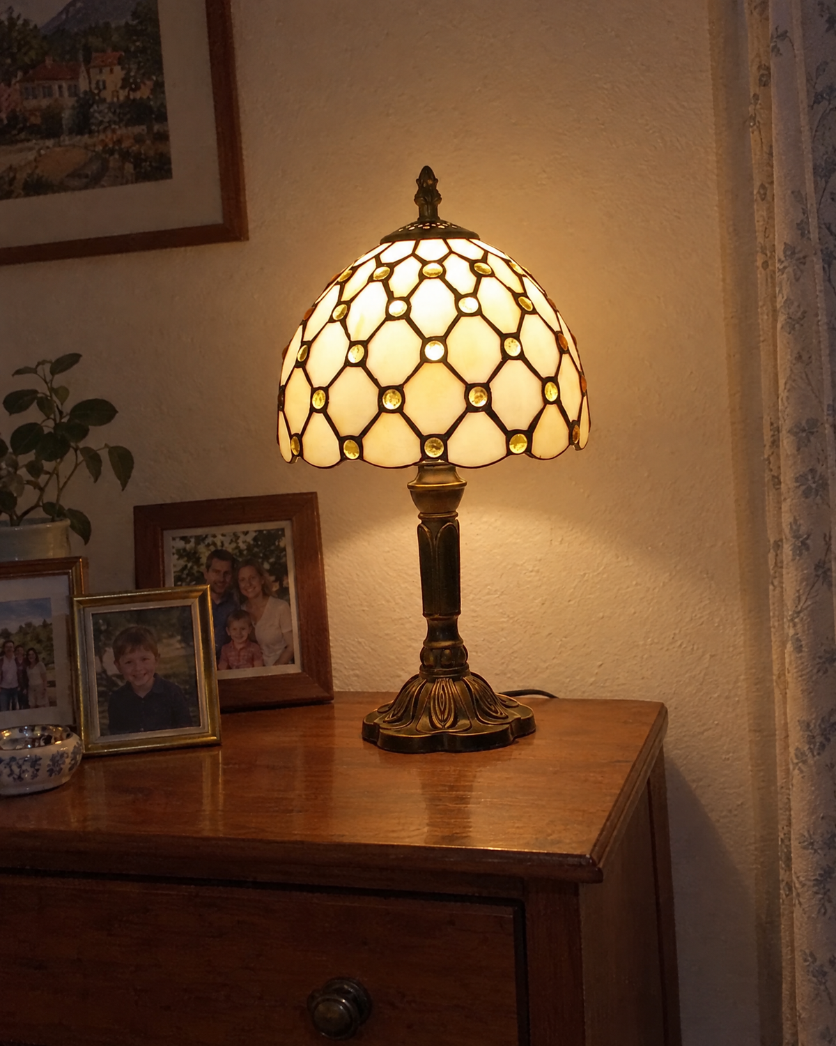 Lampe de table - Tortue dorée