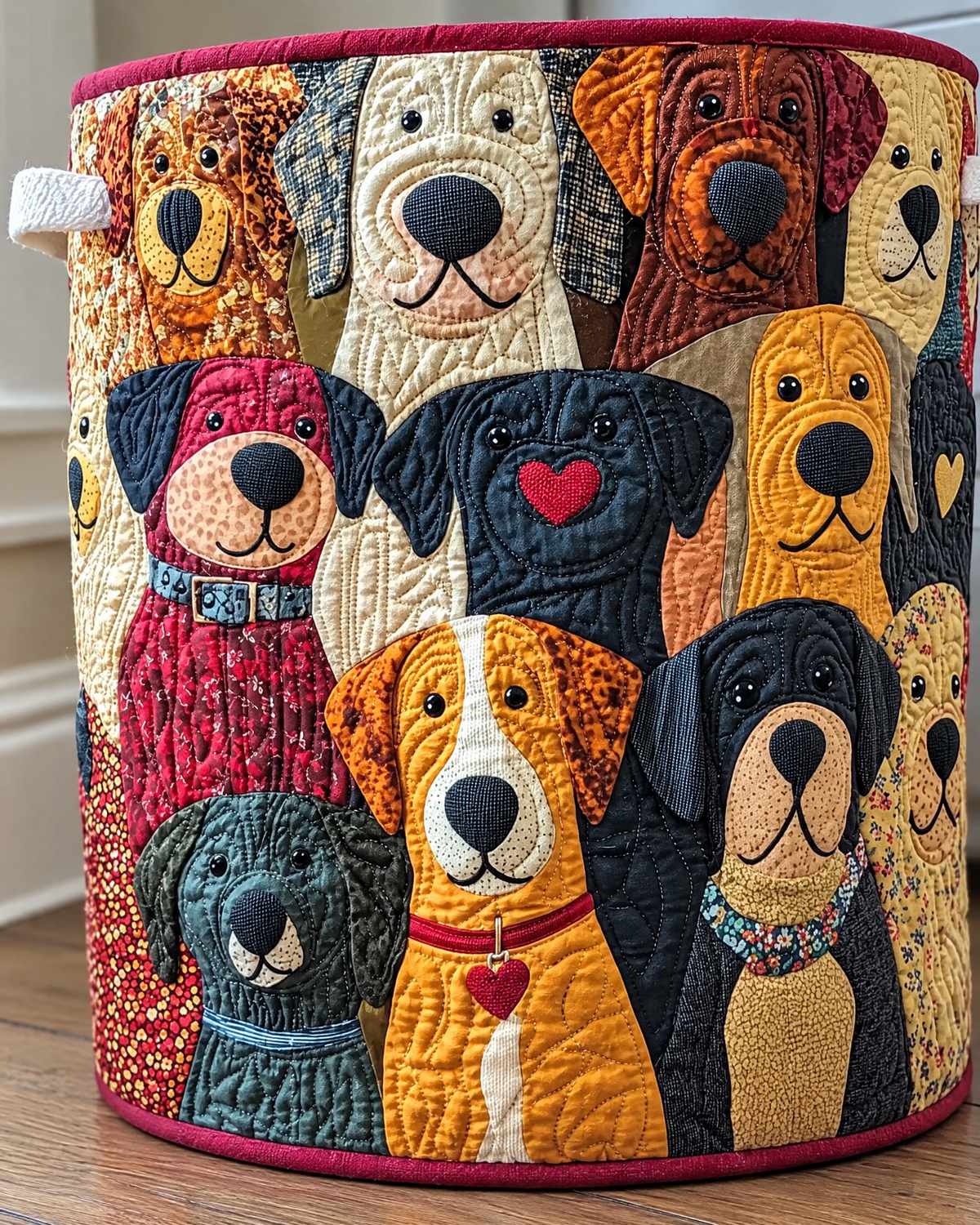 Panier à linge - Chiens colorés