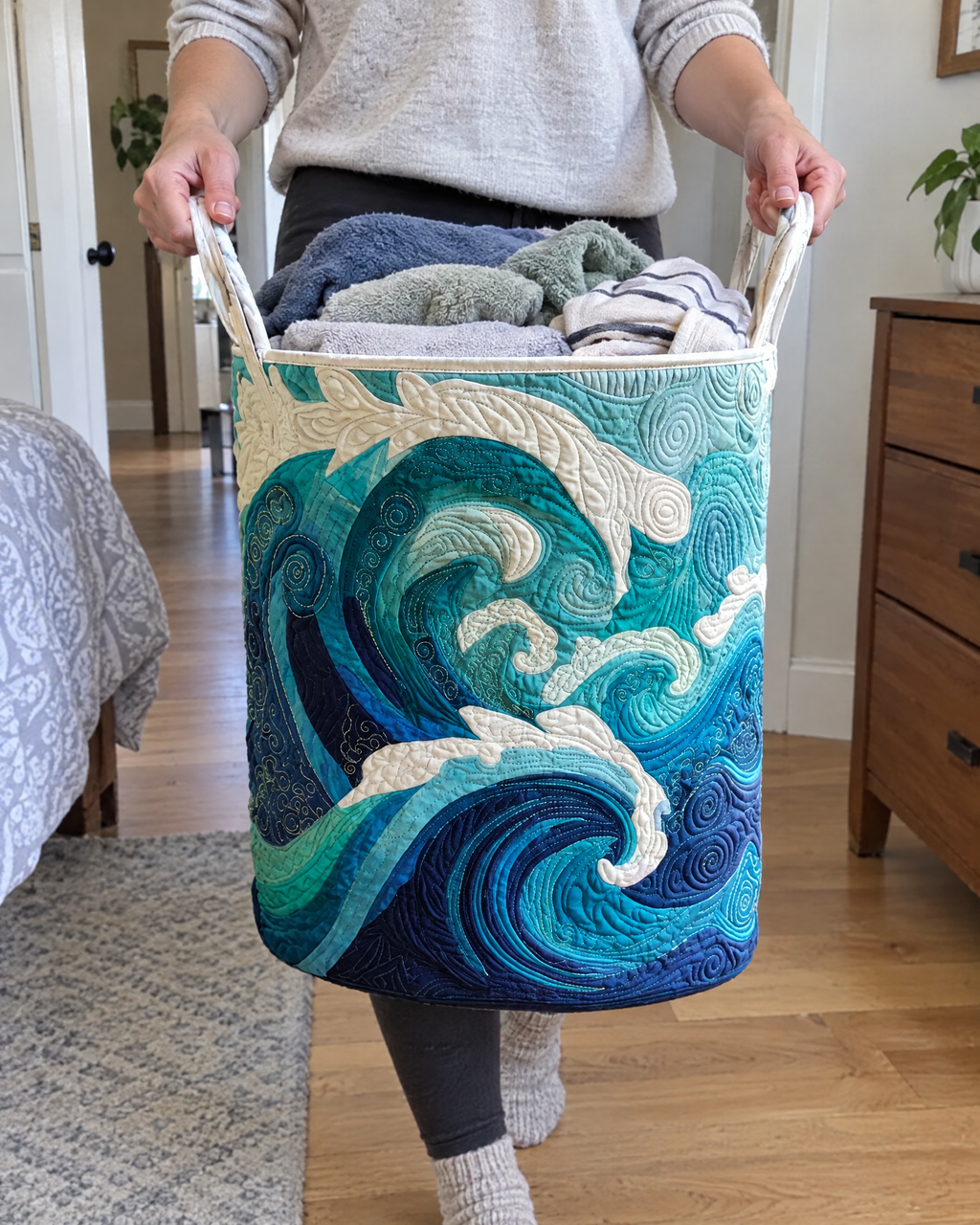 Panier à linge - Écume douce