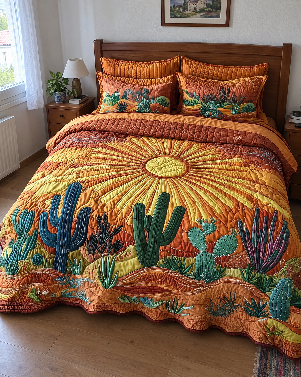Parure de lit - Cactus à l’aube