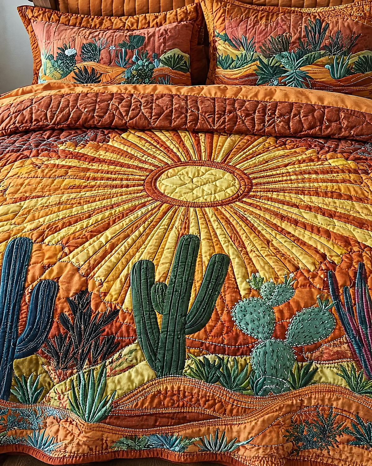 Parure de lit - Cactus à l’aube