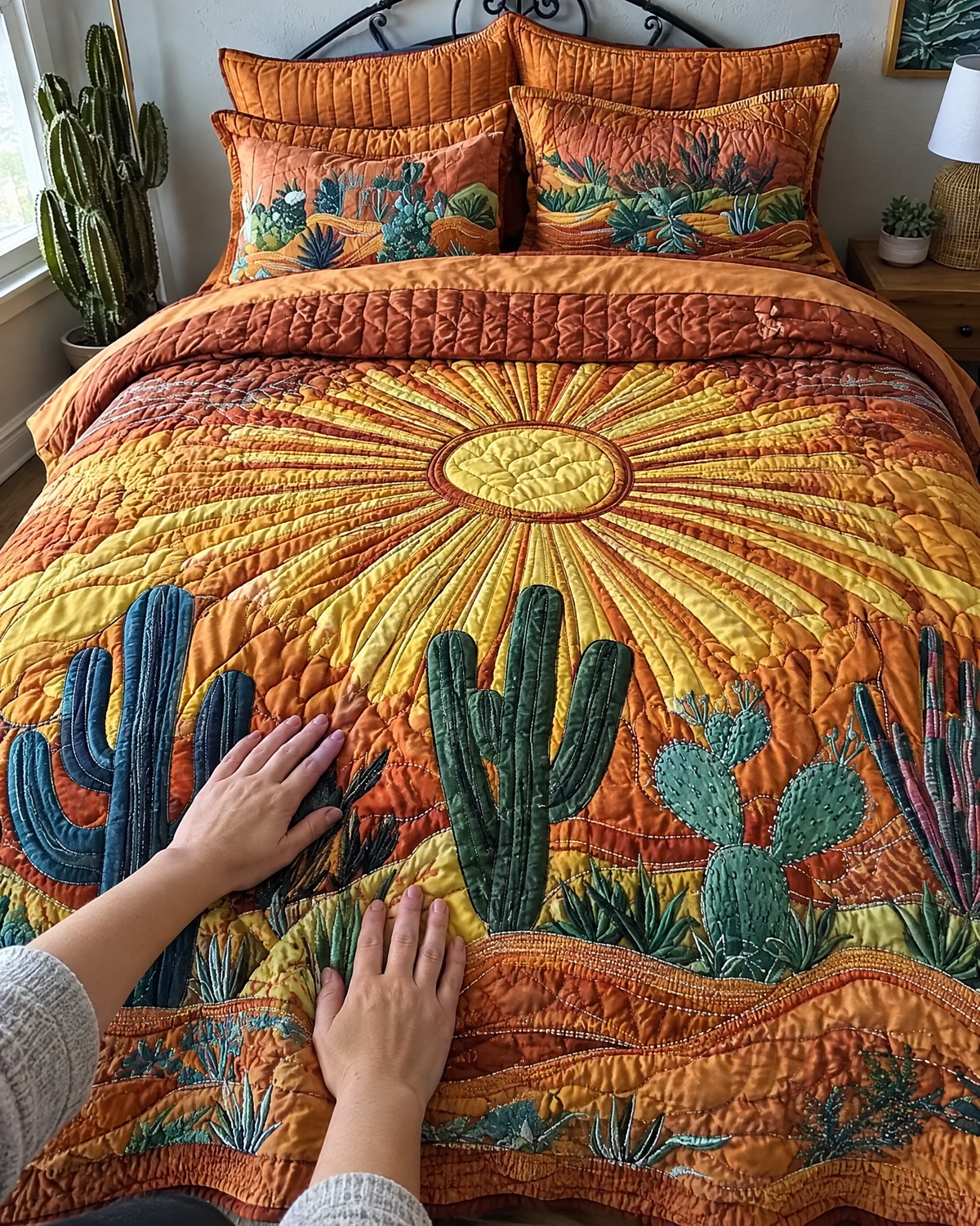 Parure de lit - Cactus à l’aube