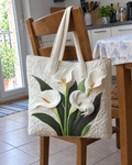 Sac artisanal - Arums blancs
