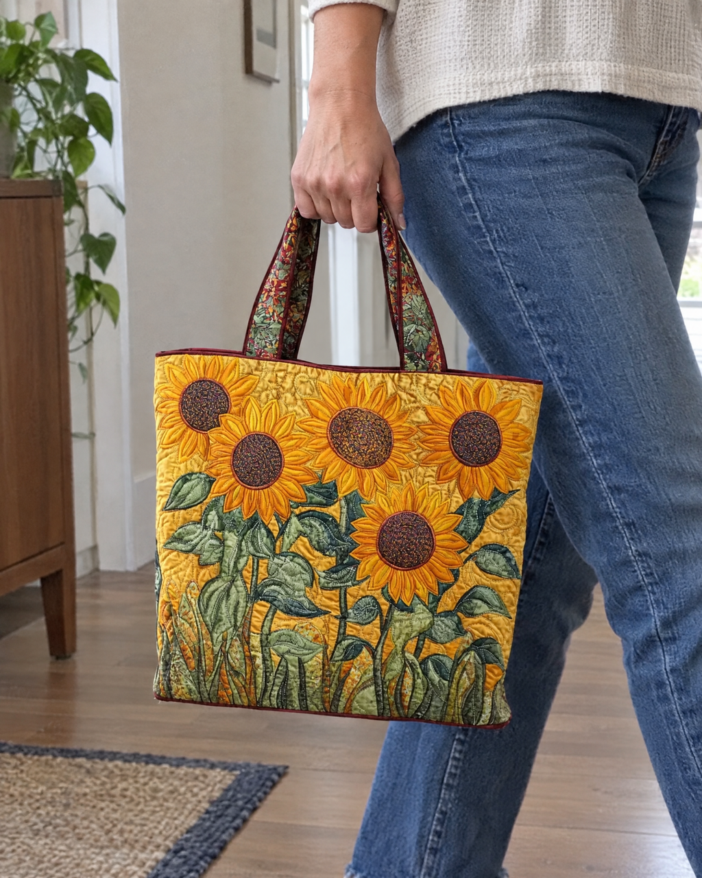 Sac artisanal - Champ de tournesols