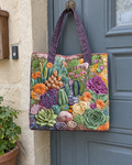 Sac artisanal - Jardin de plantes grasses
