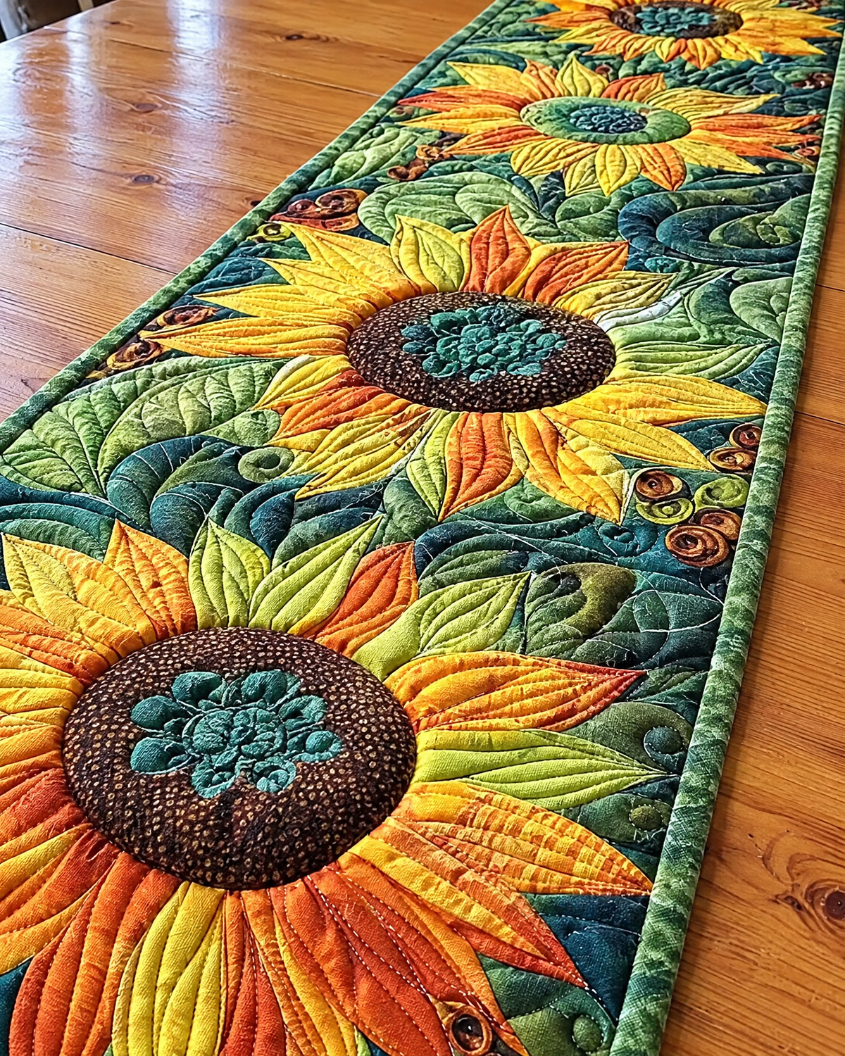 Chemin de table - Jardin de tournesols