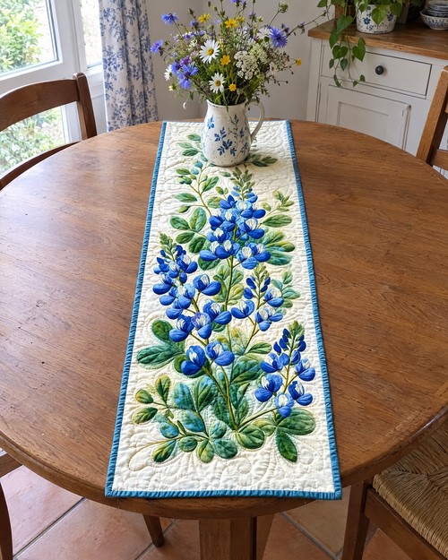 Chemin de table - Sérénade de lupins