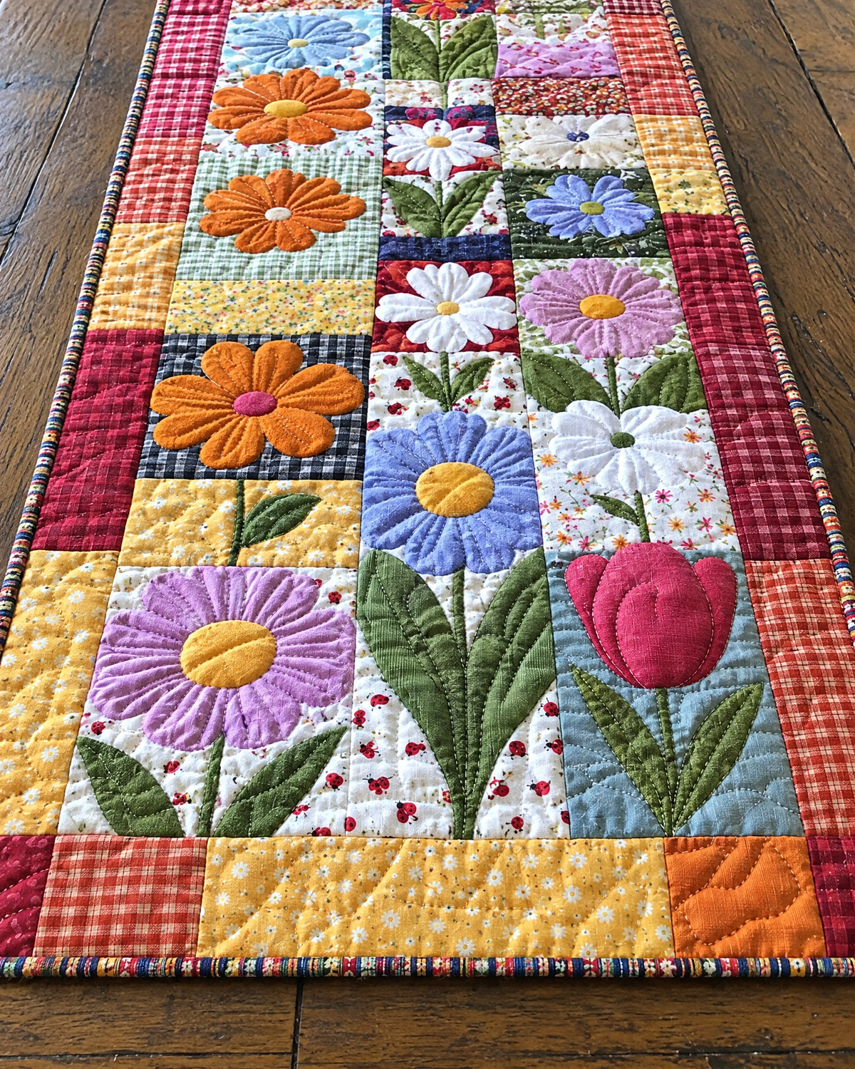 Chemin de table - Pétales