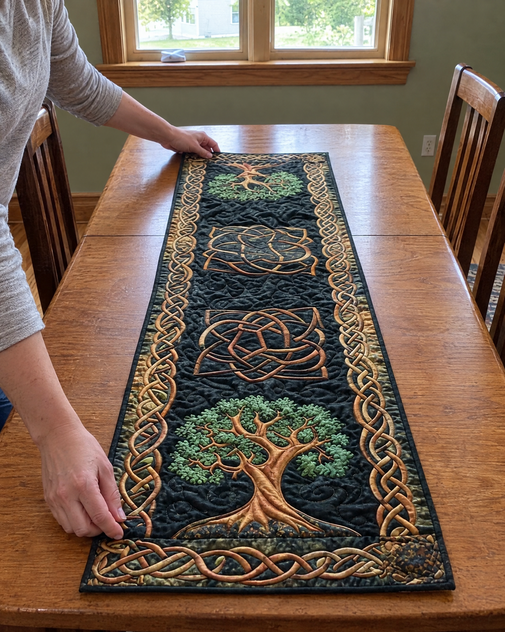 Chemin de table - Esprit celtique