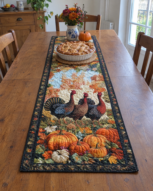 Chemin de table - Dindes