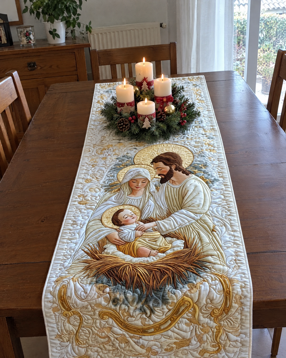 Chemin de table - Éclat de Bethléem