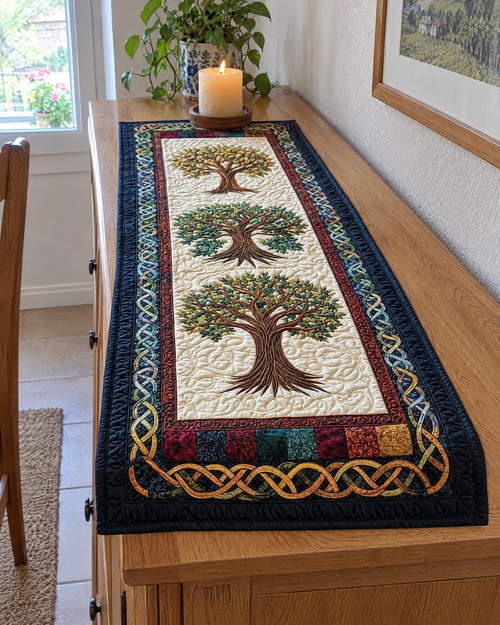 Chemin de table - Arbre celtique