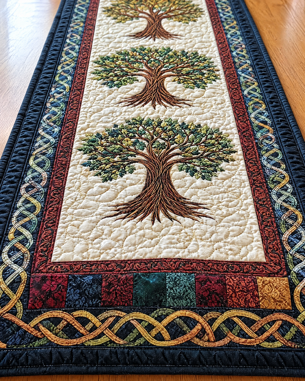 Chemin de table - Arbre celtique