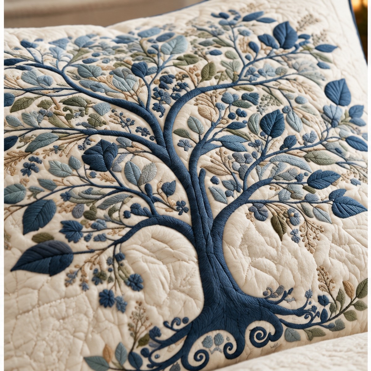 Housse de coussin - Bleu sérénité